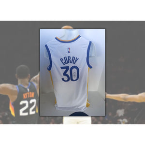 Stephen Curry Golden State Warriors Size 52 game model jersey signed with proof