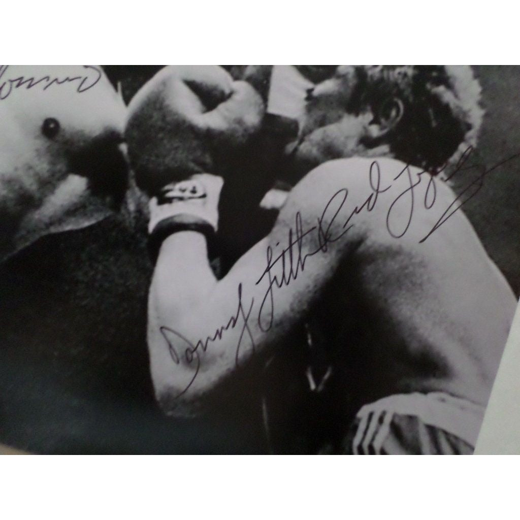 Carlos Palomino and Danny Little Red Lopez 8 x 10 signed photo