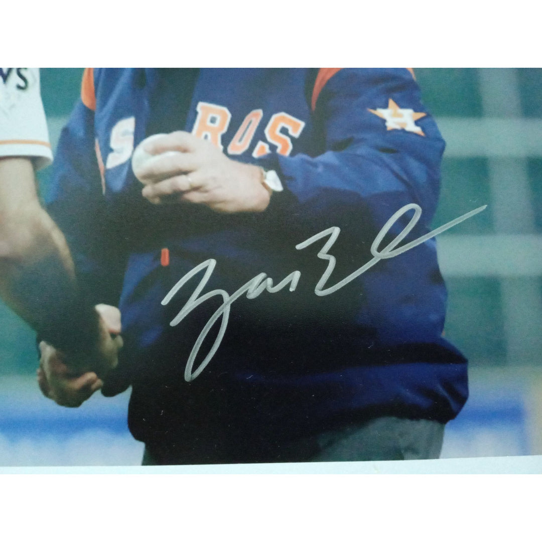 Justin Verlander and George W Bush 8 x 10 signed photo