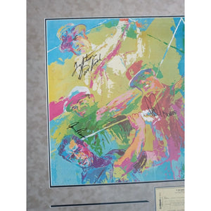 Jack Nicklaus Sam Snead Arnold Palmer Ben Hogan signed lithograph with proof