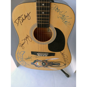 Don Henley, Glenn Frey, Joe Walsh, Don Felder signed guitar with proof