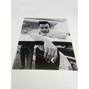 Johnny Cash 8 by 10 signed photo with proof