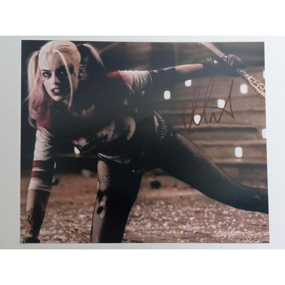 Suicide Squad Margot Robbie 8 by 10 signed photo with proof - Awesome Artifacts 