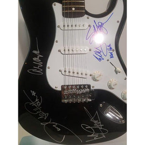 Eddie Van Halen, David Lee Roth, Sammy Hagar signed guitar with proof