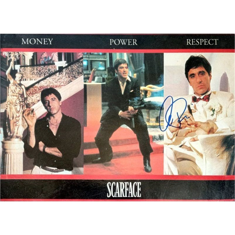 Al Pacino Tony Montana Scarface signed 15x11 photo with proof