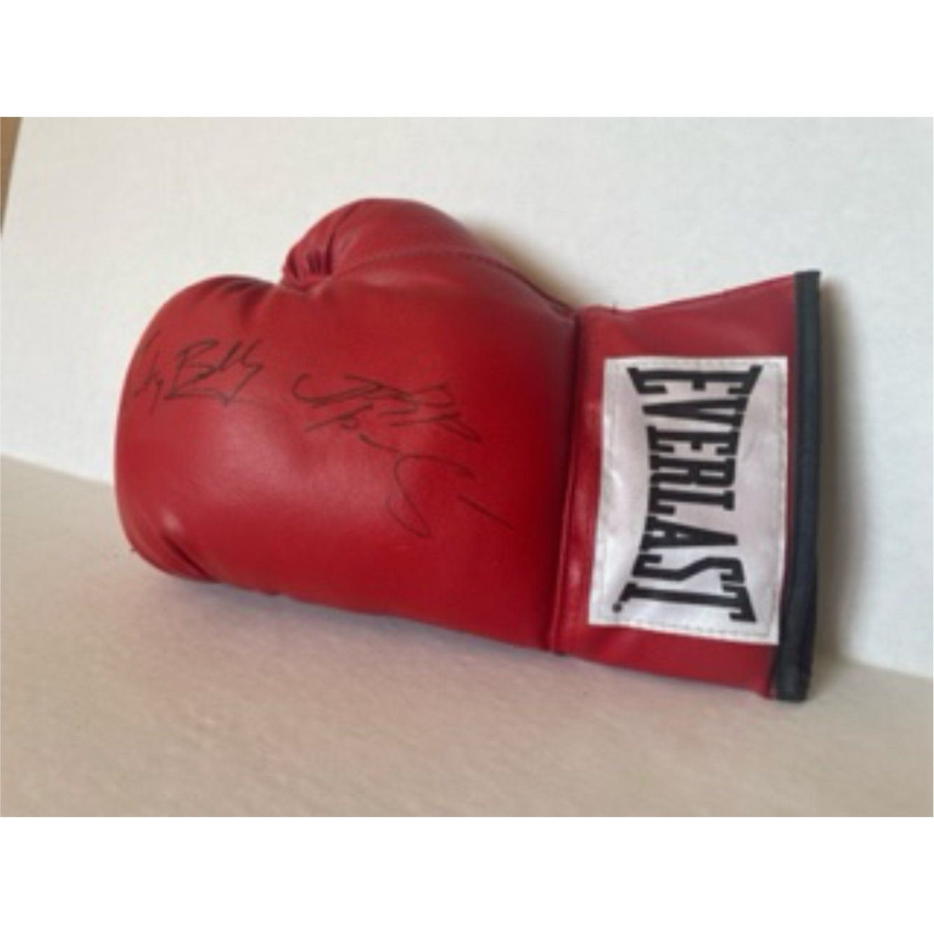 Timothy Bradley Ruslan Provodnikov Everlast leather boxing glove signe