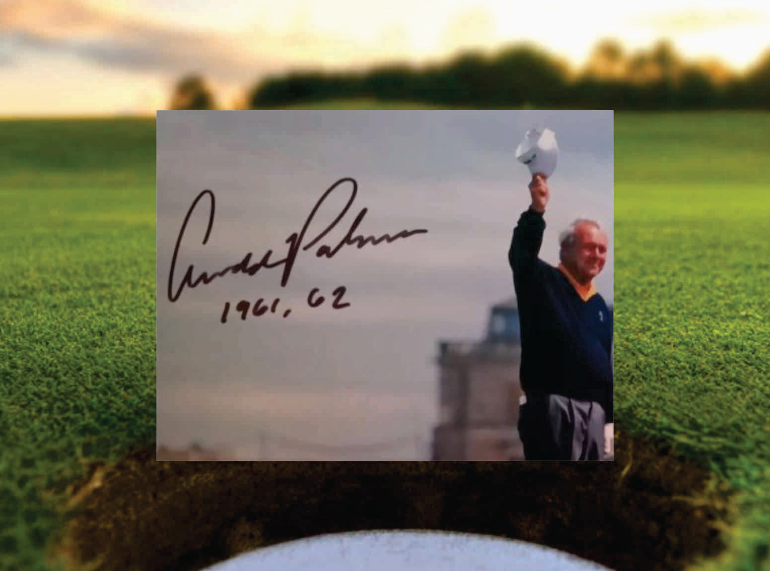 Arnold Palmer 8x10  photo signed with proof