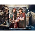 Load image into Gallery viewer, Pirates of the Caribbean Johnny Depp and Orlando Bloom 8 by 10 signed photo with proof
