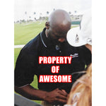 Load image into Gallery viewer, Michael Jordan Wings poster signed with proof
