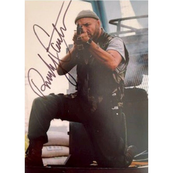 Randy Couture toll road Expendables 5 by 7 photo signed - Awesome Artifacts 