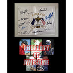 Load image into Gallery viewer, 1999 Ryder Cup Flag Payne Stewart, Tiger Woods, Phil Mickelson signed with proof
