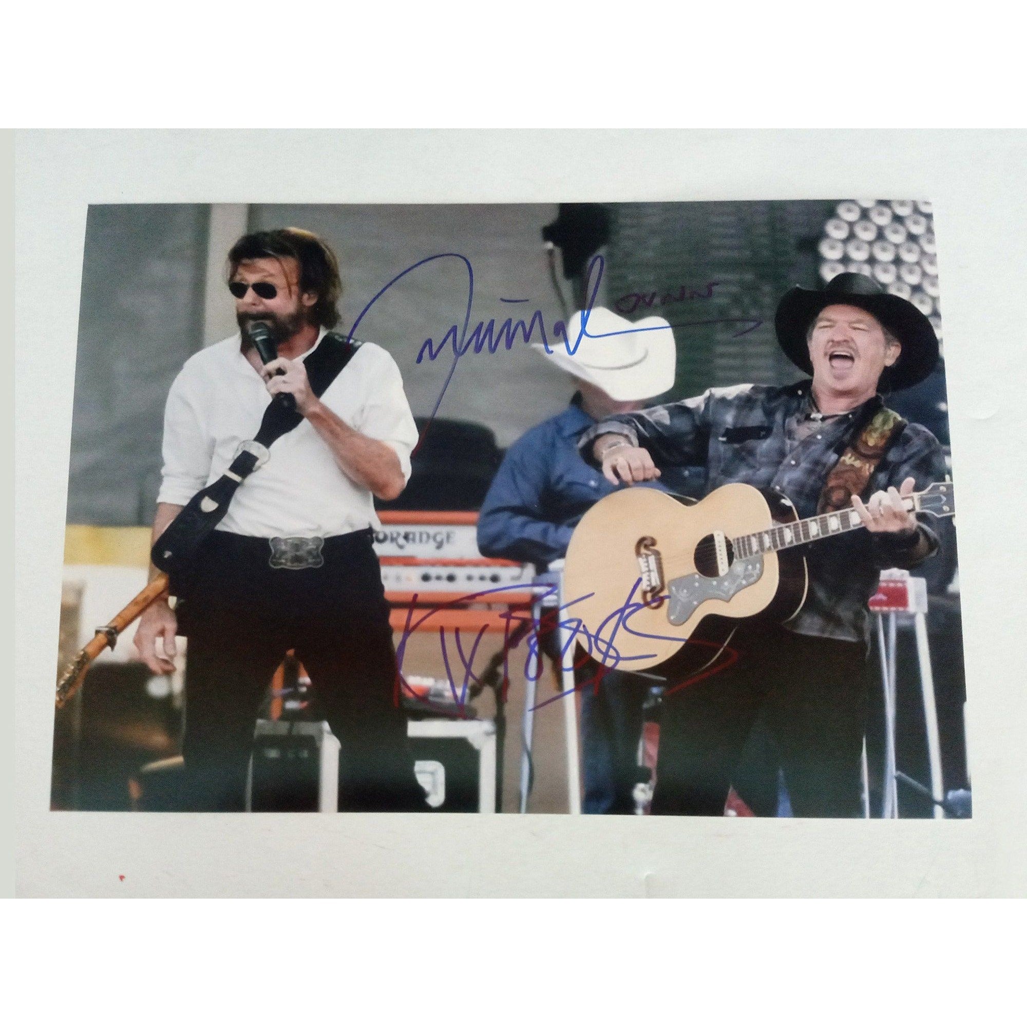 Ronnie Brooks and Kix Dunn 8 by 10 signed photo with proof