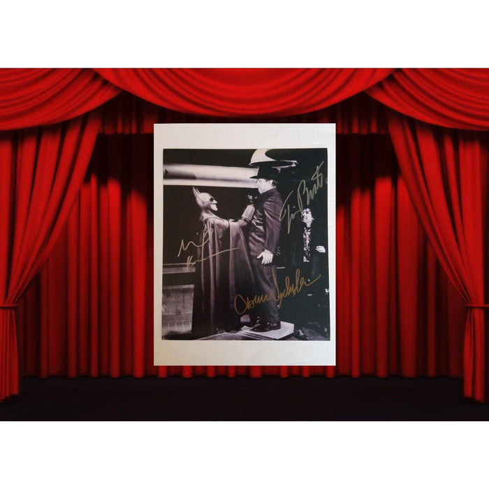 Michael Keaton, Jack Nicholson, Tim Burton, Batman 8 by 10 signed photo with proof