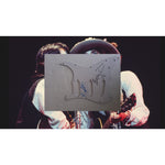 Load image into Gallery viewer, Bob Dylan and Joan Baez electric guitar pickguard signed
