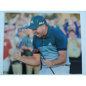 Sergio Garcia Masters champion signed 8 by 10 photo