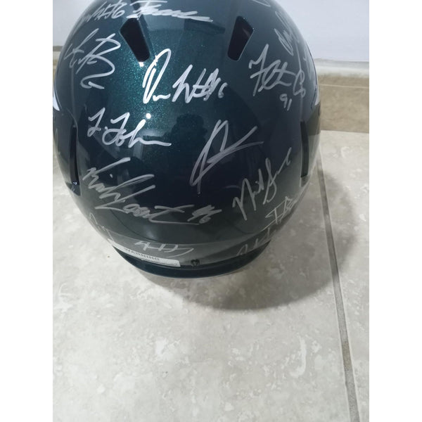 Philadelphia Eagles 2022-23 full size speed replica team signed helmet –  Awesome Artifacts