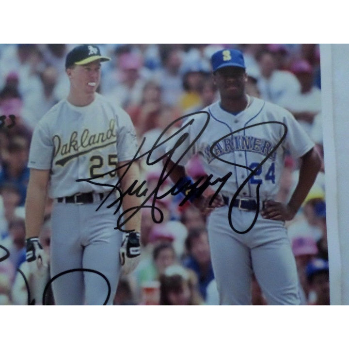 Mark McGwire Ken Griffey jr. Jose Canseco Cecil Fielder 8 by 10 signed photo - Awesome Artifacts 