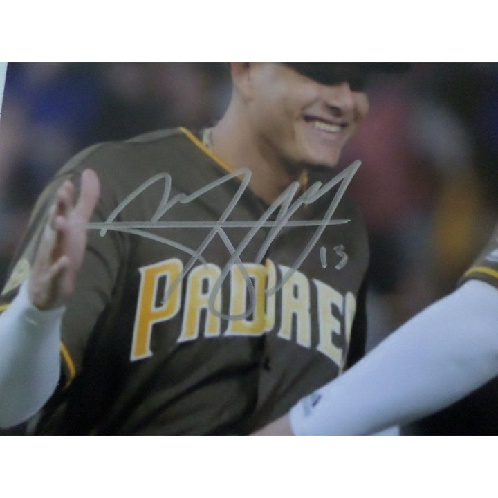 Eric Hosmer and Manny Machado San Diego Padres 8 by 10 signed photo with proof