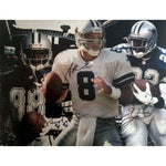 Load image into Gallery viewer, Troy Aikman Emitt Smith Michael Irvin 11 by 14 photo signed with proof
