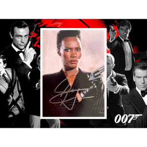 Grace Jones "May Day" James Bond A View to a Kill 5 x 7 photo signed