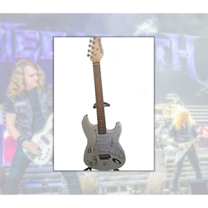 Dave Mustaine Megadeth electric guitar signed with proof