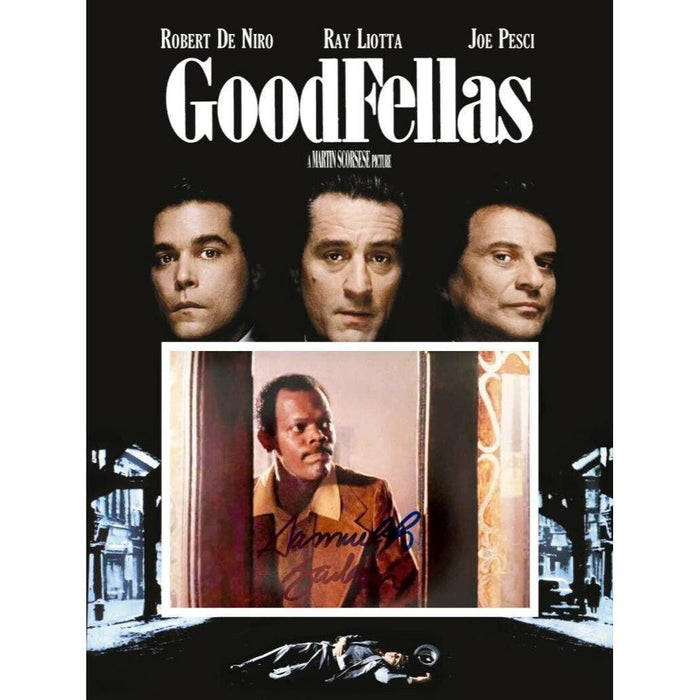 Samuel L Jackson Goodfellas 5 x 7 photo signed