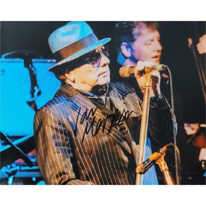 Van Morrison eight-by-ten photo signed with proof - Awesome Artifacts 