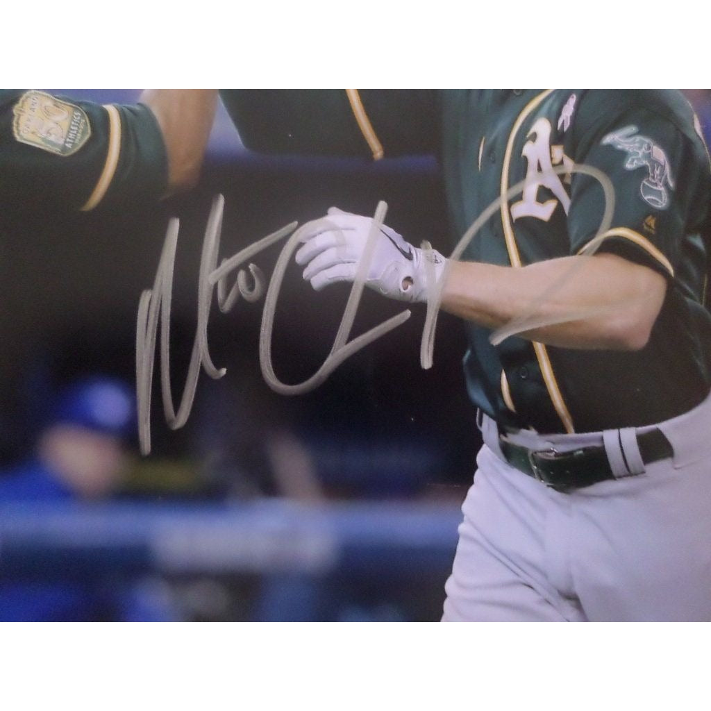 Kris Davis and Matt Chapman 8 x 10 signed photo