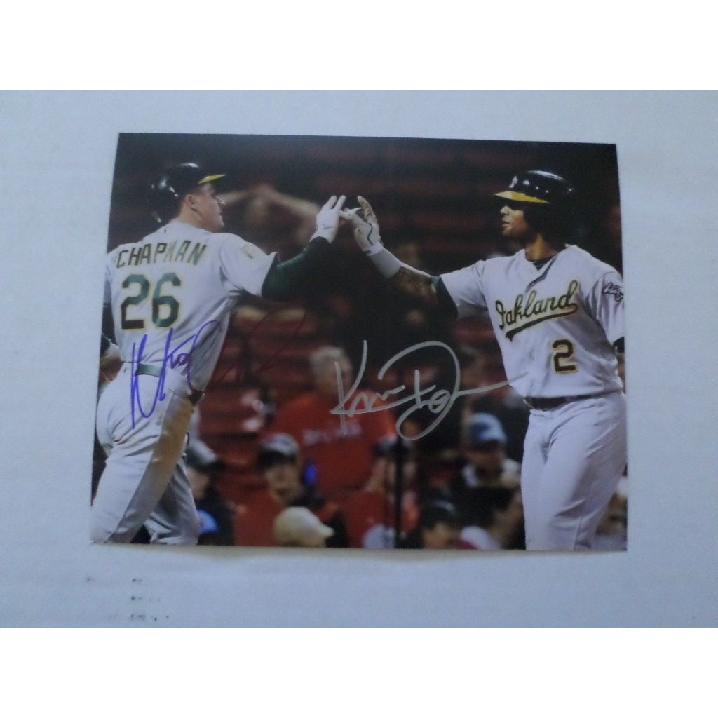 Matt Chapman and Kris Davis 8 by 10 signed photo - Awesome Artifacts 