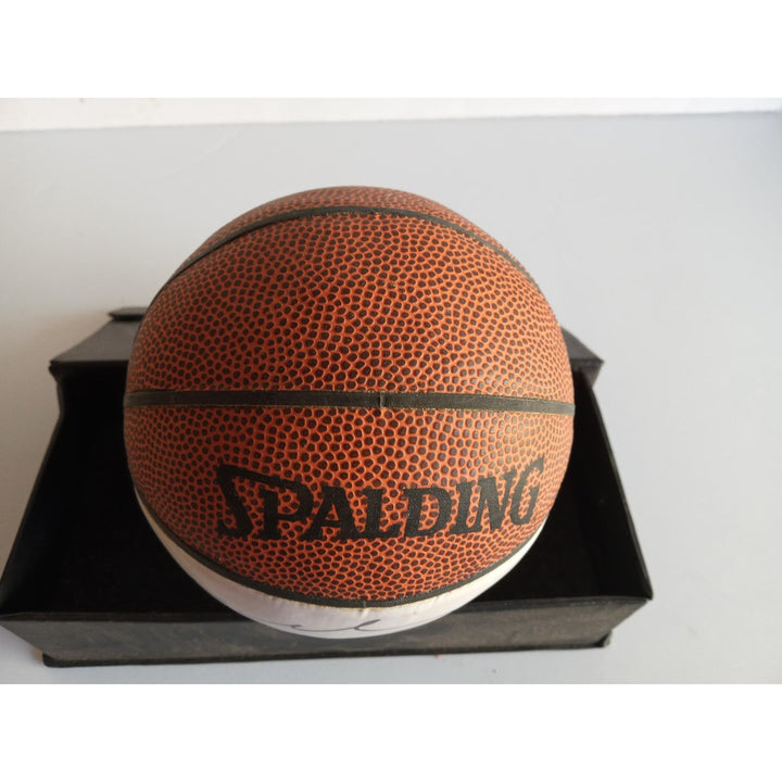 Kobe Bryant Ron Artest Pau Gasol Spalding mini basketball signed with proof