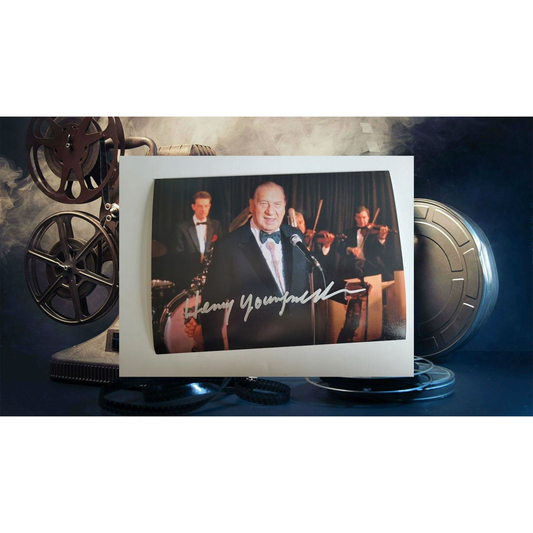 Henny Youngman 5 x 7 photograph signed