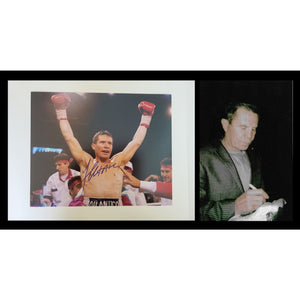 Julio Cesar Chavez 8 by 10 photo signed with proof
