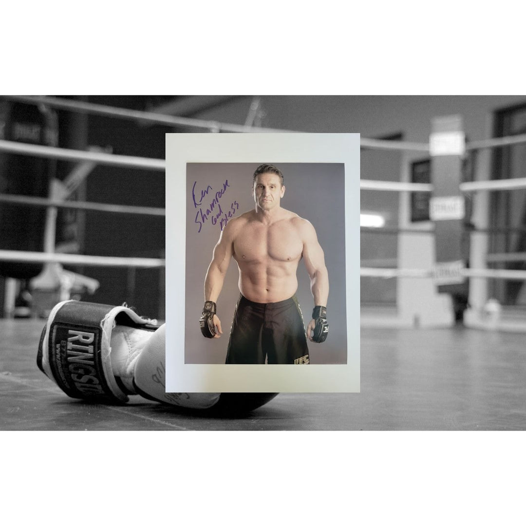 Ken Shamrock UFC 8 x 10 photo signed - Awesome Artifacts 