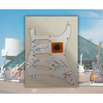 Load image into Gallery viewer, Alice in Chains Jerry Cantrell Sean Kinney electric guitar pickguard signed with proof
