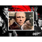 Load image into Gallery viewer, Daniel Craig James Bond 007 5 x 7 photo sign with proof
