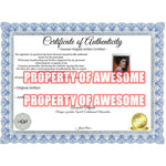 Load image into Gallery viewer, Carrie Fisher Princess Leia Star Wars 8 by 10 signed photo with proof

