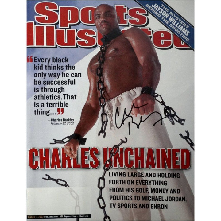 Charles Barkley complete Sports Illustrated signed