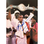 Load image into Gallery viewer, Sugar Ray Leonard boxing Legend 5 x 7 photo signed with proof
