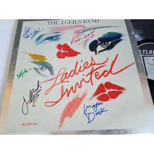 The J Geils Band, Magic Dick, Peter Wolf Ladies Invited LP signed with proof