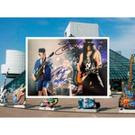 Load image into Gallery viewer, Angus Young ACDC Slash Saul Hudson Guns and Roses 5 x 7 photo signed with proof
