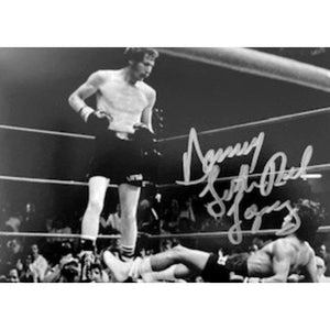Danny Lil Red Lopez 5 x 7 photo signed