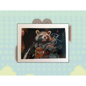 Bradley Cooper Rocket Guardians of the Galaxy 5 x 7 photo signed with proof
