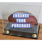 Load image into Gallery viewer, Green Bay Packers Bart Starr and Brett Favre full-size logo football signed with proof

