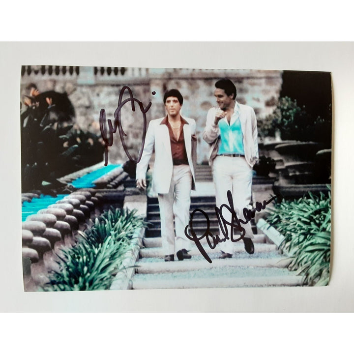 Scarface Al Pacino, Paul Shenar signed 5 x 7 photo with proof - Awesome Artifacts 