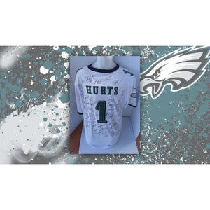 Philadelphia Eagles 2022-23 Jalen Hurts, A.J. Brown, DeVonta Smith tea –  Awesome Artifacts