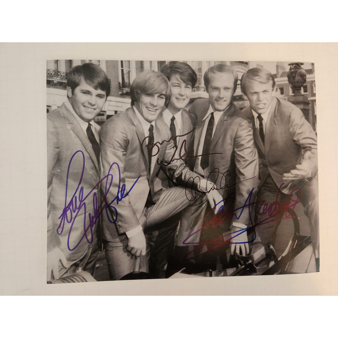 The Beach Boys Brian , Carl Wilson, Mike Love, Al Jardine, The Beach Boys 8x10 photo signed