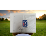 Load image into Gallery viewer, Bryson Dechambeau  golf star embroidered PGA flag signed with proof
