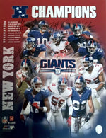 Load image into Gallery viewer, Eli Manning Brandon Jacobs Michael Strahan OSI Umenyiora Jeremy Shockey New York Giants 16 x 20 photo signed with proof
