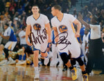 Load image into Gallery viewer, Golden State Warriors Klay Thompson and Stephen Curry 8 x 10 signed photo with proof
