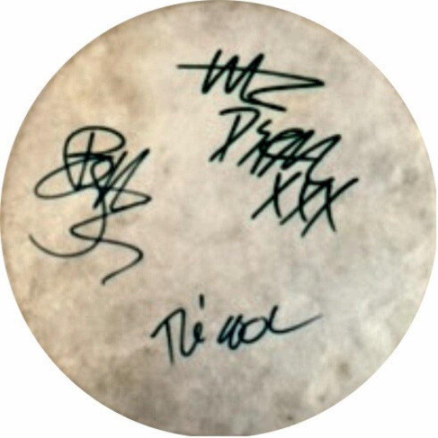 Billie Armstrong Tre Cool tambourin signed